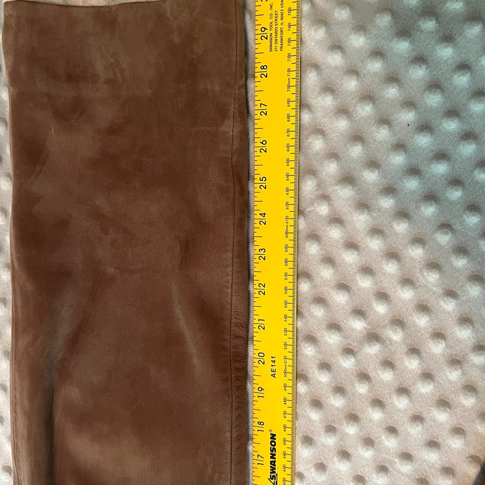 Escada Lambskin suede jeans